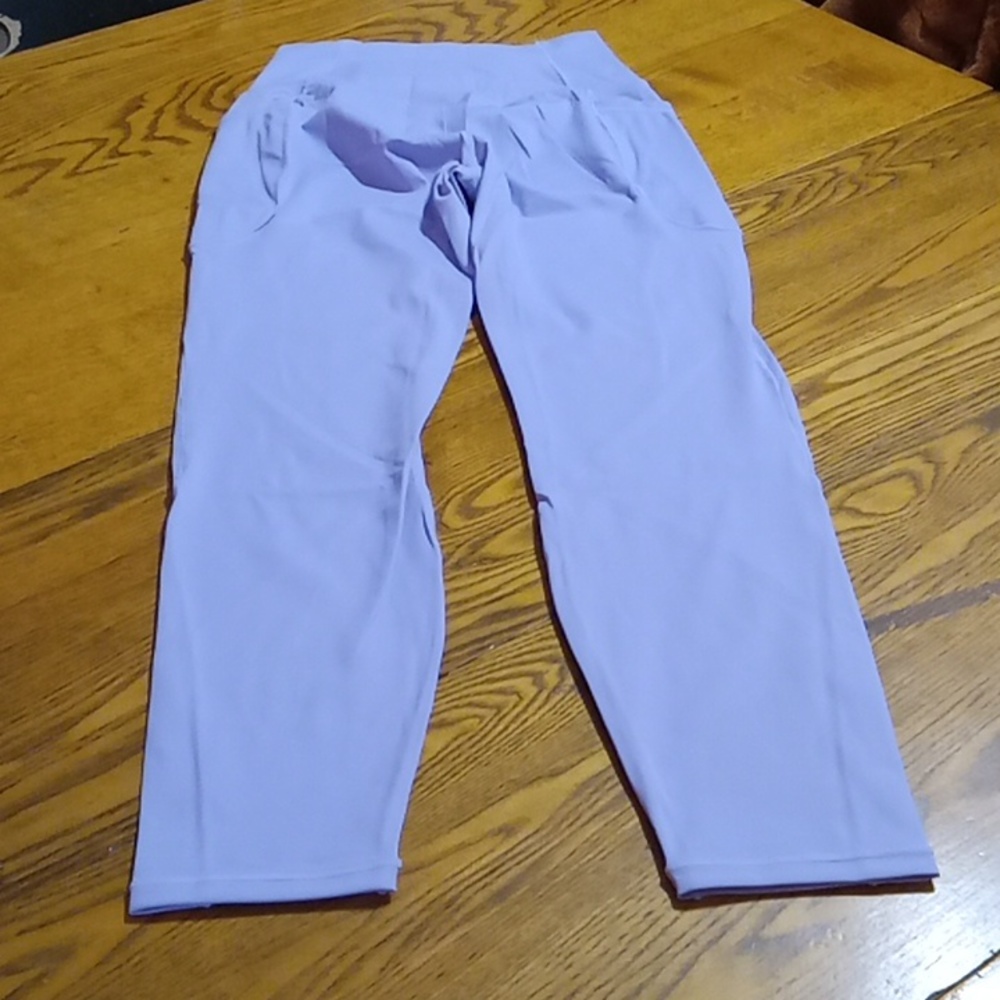 HALARA Pants Women SMALL LEGGINGS Pull On New Exercise Yoga LAVENDER - Picture 8 of 8